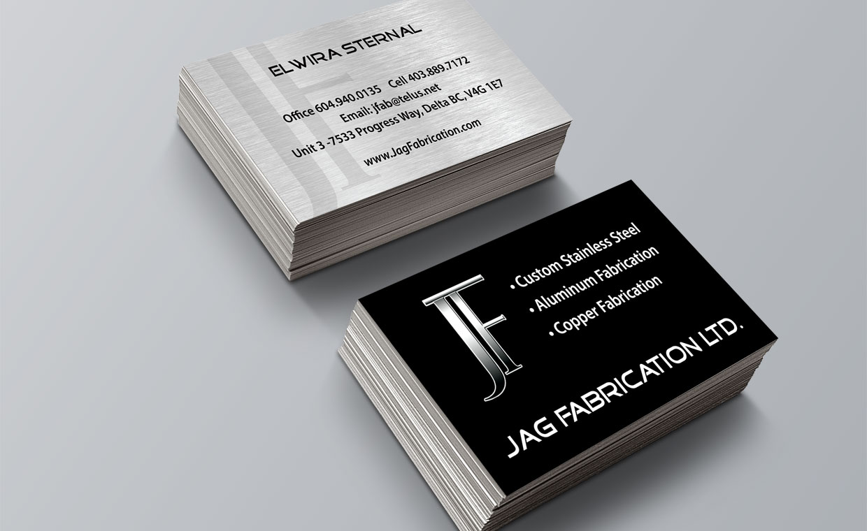 Jag Fabrication Business Card