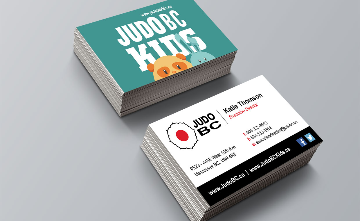 Judo BC Business Card