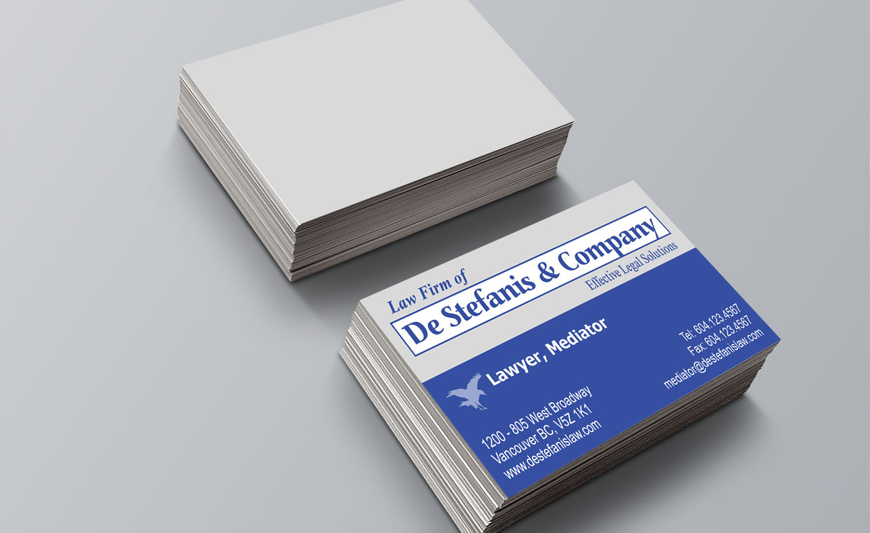 Lawyer, Mediator Business Card