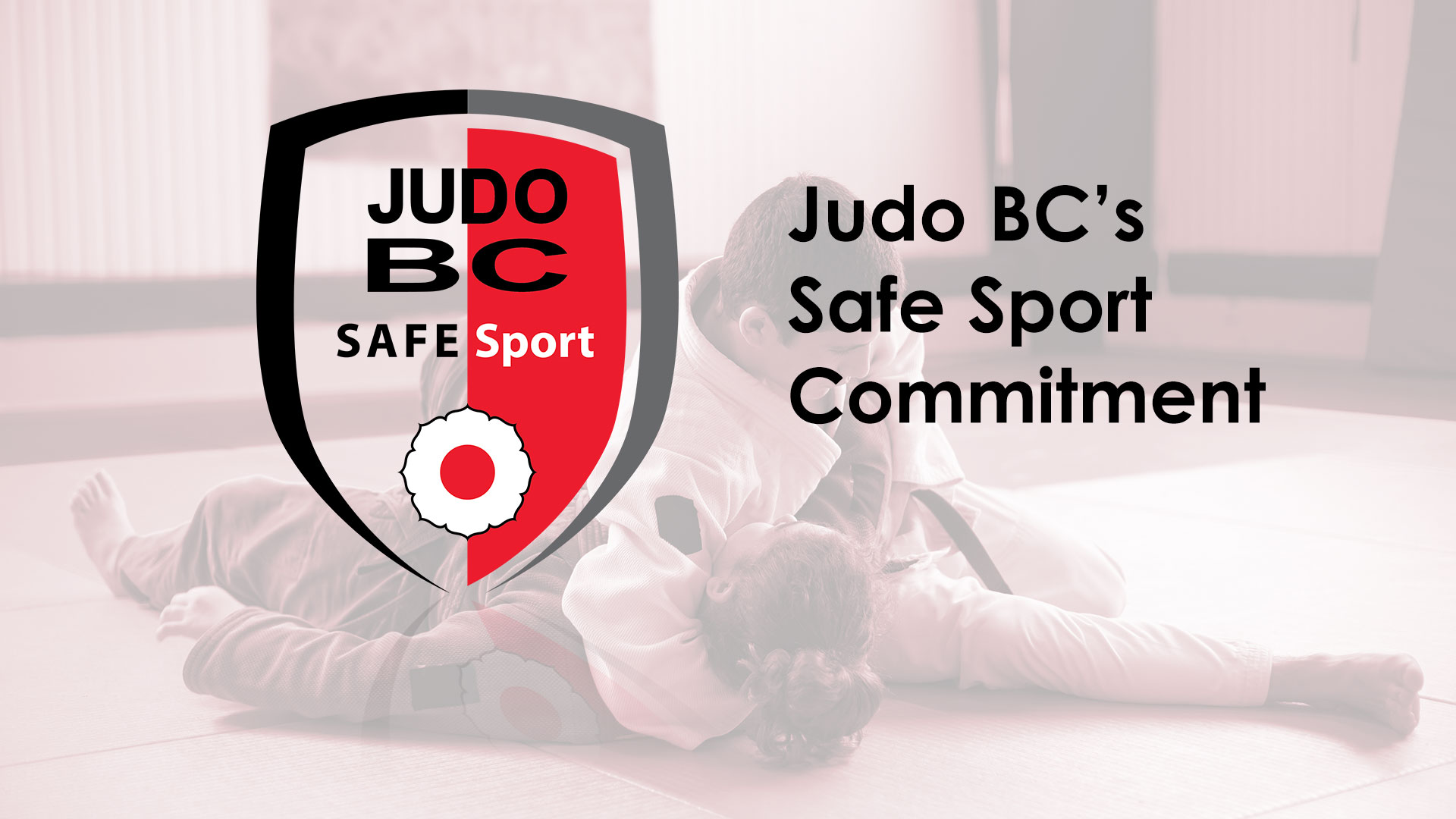 Judo BC Safe Sport Commitment