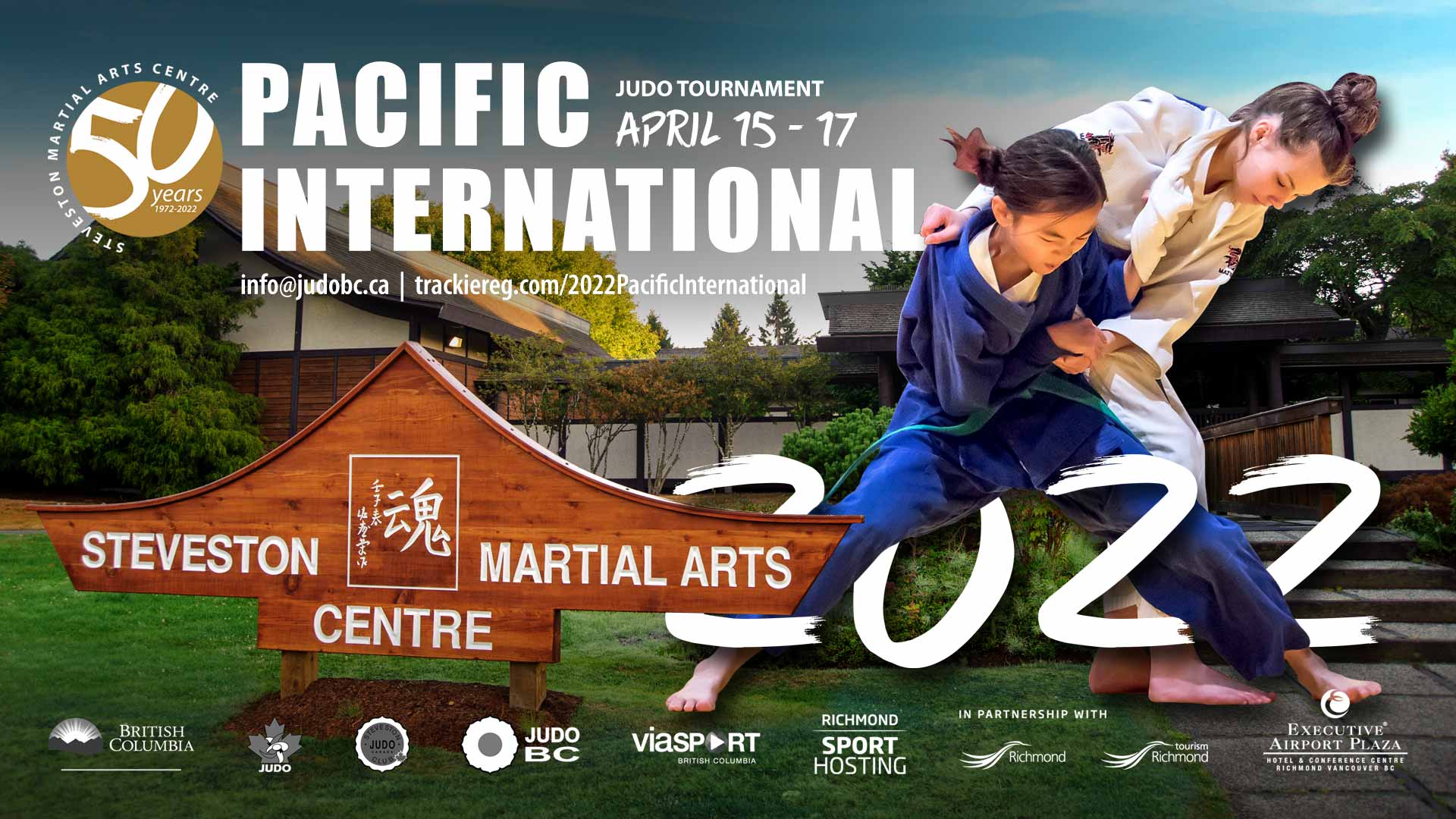 Pacific International 2022 Judo Tournament Poster 