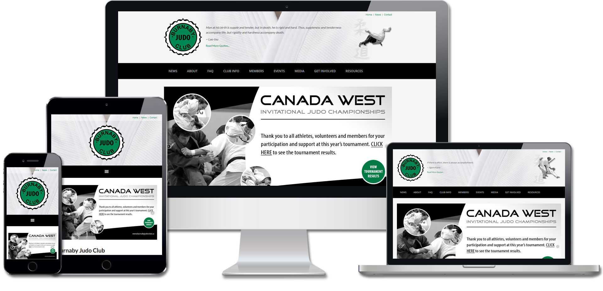 Burnaby Judo Club Website