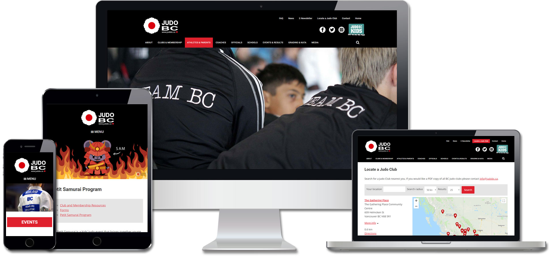 Judo BC Website