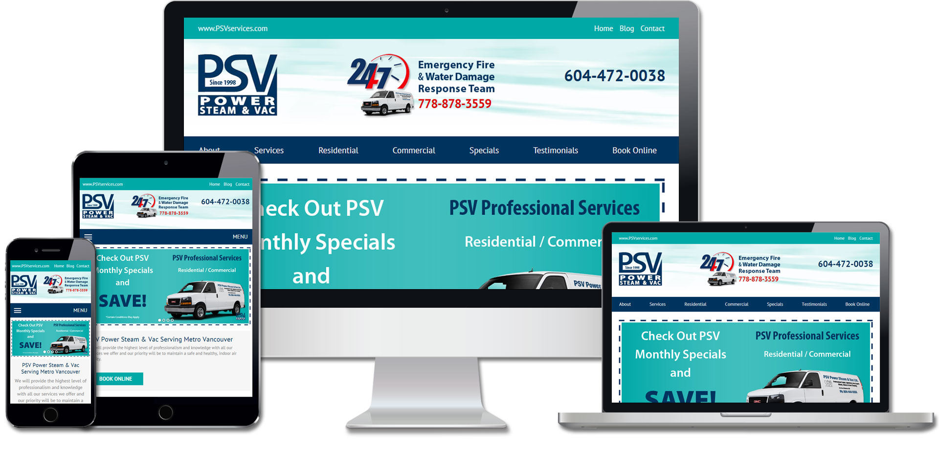 PSV Services Website