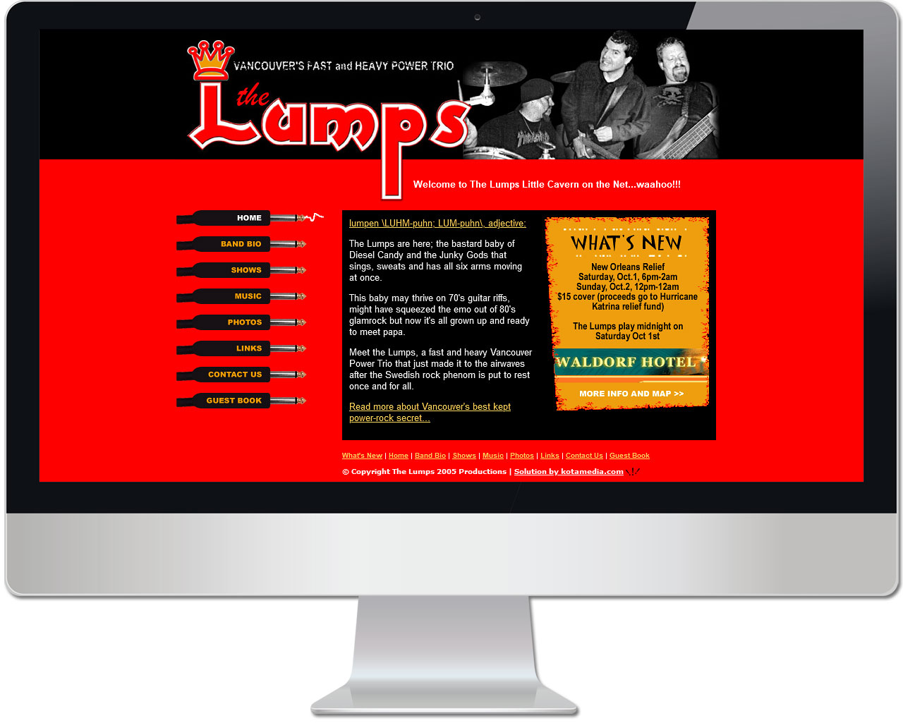 The Lumps Website